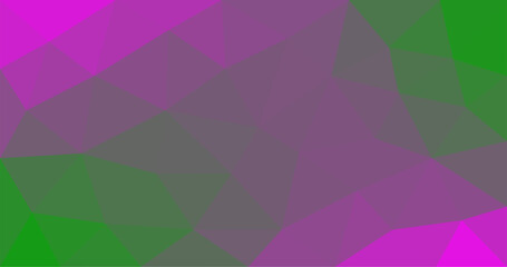 Fototapeta premium Polygon background. Abstract polygonal illustration Pink Purple Green Triangular design