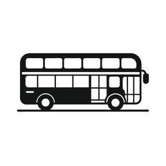 bus vector illustration with transparent background