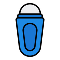 Deodorant icon. Body spray and roll-on. Personal hygiene care