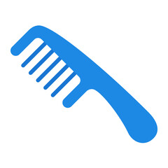 Comb icon. Hair styling tool. Hair care and grooming accessory