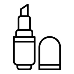 Obraz premium Lip balm icon. Moisturizer stick. Lip care and protection