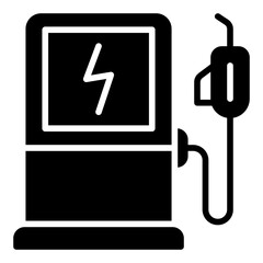 Gas station icon. Fuel pump service. Petrol and energy station