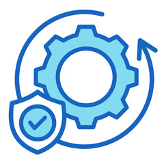 Operational Shield  Icon Element For Design	