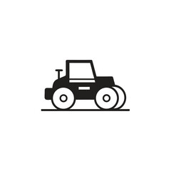 tractor vector illustration with transparent background