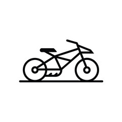 Fototapeta premium bicycle icon vector illustration with transparent background