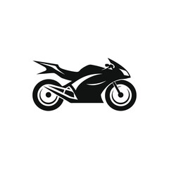 motorcycle vector illustration with transparent background