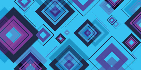 Abstract squares background