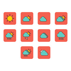 weather clip art set