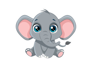 Obraz premium cartoon elephant