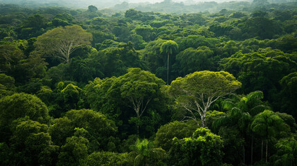 Amazonian Forest of trees background 2025