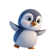 penguin 3d cartoon