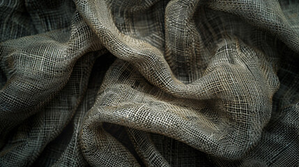 Cotton canvas texture with raw fibers, rough weave, and neutral tones.