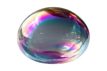 Clean studio image of soap bubbles