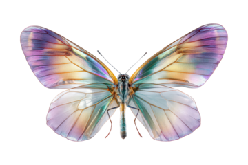 Nature's colorful butterfly macro