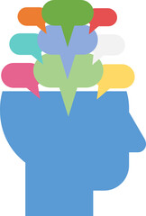 アイデアが閃くイラスト	