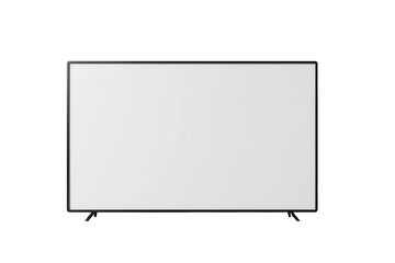 Retro TV blank screen mockup template displayed on a neutral background with a modern design, ideal for showcasing graphic designs or promotional content in a unique, vintage style