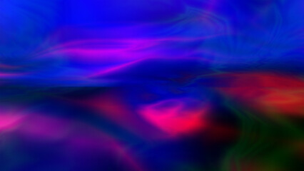 Abstract swirling neon colors background