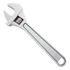 Obraz premium Adjustable Wrench on display: A close-up shot showcases the precision engineering and robust design of an adjustable wrench.