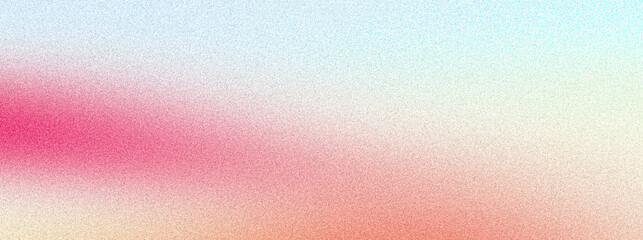 Grainy gradient summer background, pink blue orange noise texture banner header cover poster backdrop design, copy space