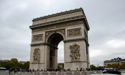 The Arc de Triomphe in Paris is a historical symbol that pays homage to French soldiers. Standing...