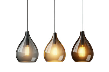 Minimalist hanging lamps showcase elegant design and warm ambiance suitable for modern interiors in various settings