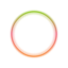 abstract colorful circle frame