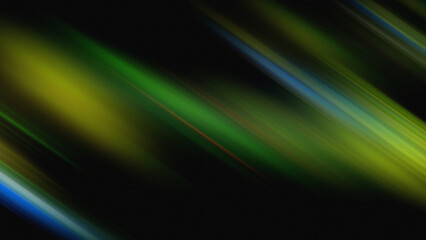 abstract green, blue, black  background with lines