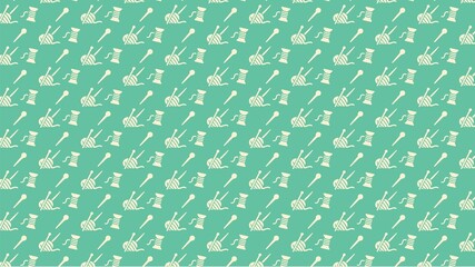 Vector seamless stitching button tailor pattern 