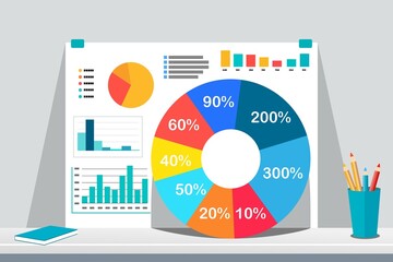 finance investment vector graphics