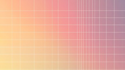 Fototapeta premium Delicate grid pattern with soft color gradients.