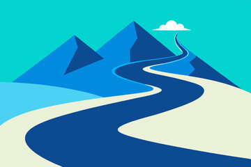 road in the mountains