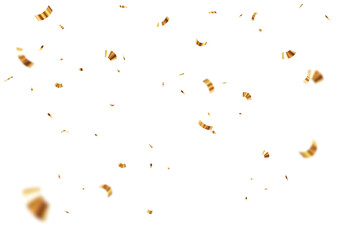 Beautiful blurred gold confetti and ribbon backgrounds