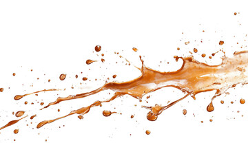 Water splatter creating dynamic patterns against a clean white background during a refreshing summer moment