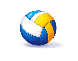 volleyball isolated on white