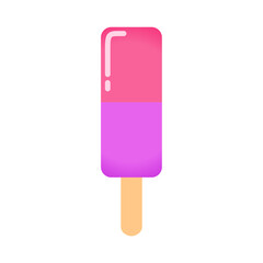 Berry Popsicles for a Refreshing Summer, Vector Illustration
