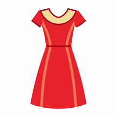 Flat Dress Vector Design