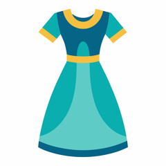 Flat Dress Vector Design