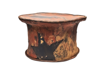 Uncle Sam's hat isolated on a white background, perfect for various decor and design projects showcasing patriotic themes and celebrations