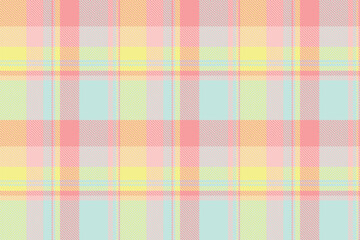 Bandana textile tartan plaid, sensual vector background texture. Independence day pattern seamless fabric check in light and lime colors.