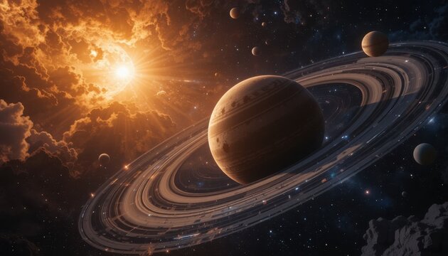 planet in space