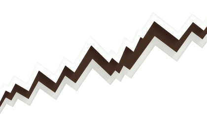 White Zigzag Design Element, Transparent Background