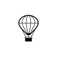 Obraz premium hot air balloon vector illustration with transparent background