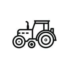 tractor vector illustration with transparent background