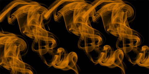 Faded fire flames on black background. Short shutter used. Burning flames leap and twist, casting a warm and flickering glow that contrasts beautifully. Abstract dark glitter fire particles lights.
