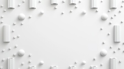 Geometric Circular Pattern background white background