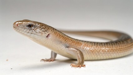 Fototapeta premium Glass Lizard on studio background