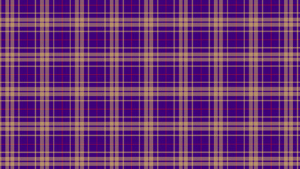 Purple and yellow plaid fabric texture background. Luxury plaid checkered seamless pattern.