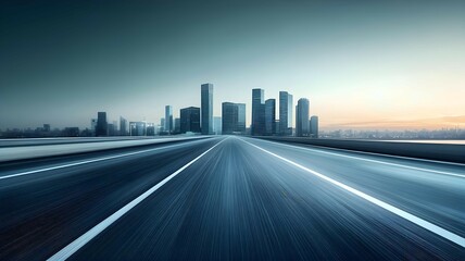 Fototapeta premium traffic in city at night