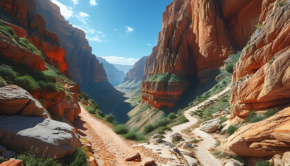 grand canyon national park Peaceful Natural Scenery – High Resolution Forest Background