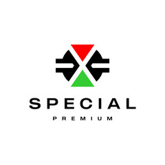 modern trading x letter logo, trade x letter logo